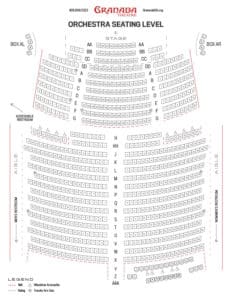 Granada Theatre Seating Chart | Granada Theatre